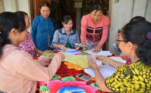Monthly credit group meetings is a good opportunity to learn and share among poor women