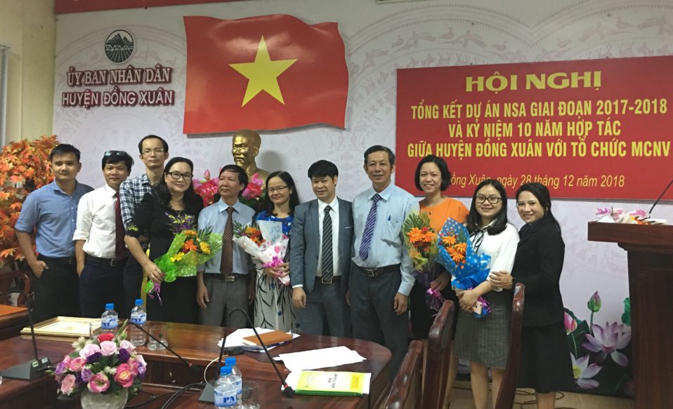 Dong Xuan District and MCNV: 10 years of fruitful cooperation