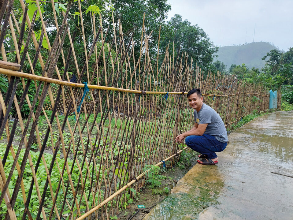 With a big leap away from hunger