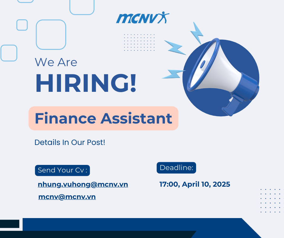 Vacacy: Project Finance Assistant