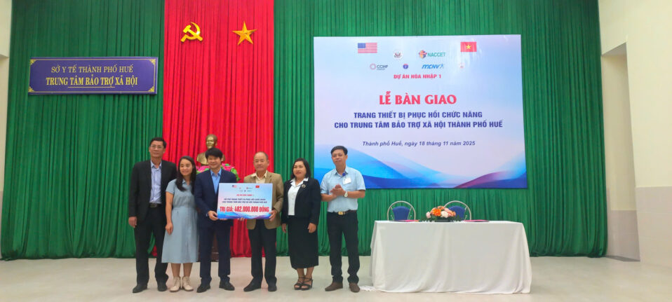 Handover of Rehabilitation Equipment to Hue City Social Protection Center